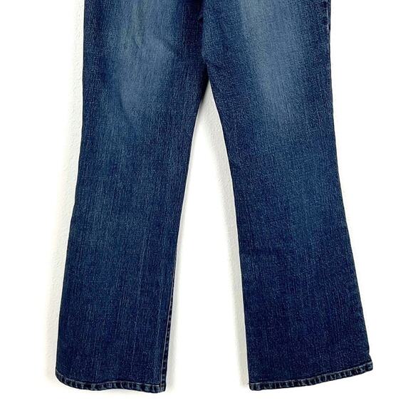 Vintage Jeans LA Blues Embellished Waist Flare Wide Leg Side Zip Y2K - Picture 5 of 10